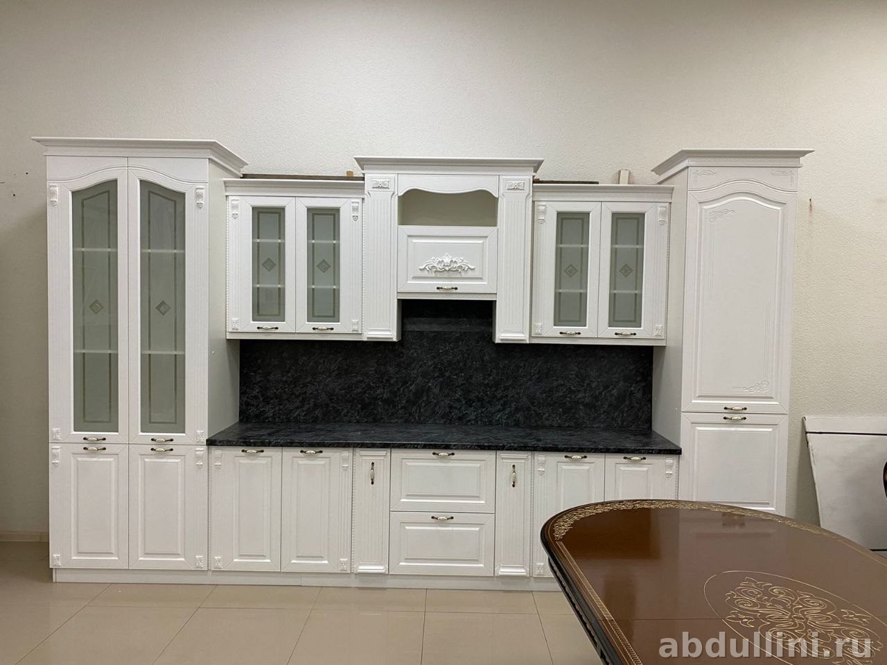Кухонный гарнитур Азалия — классика в белом цвете другой размер — купить в Дагестане — фото 1