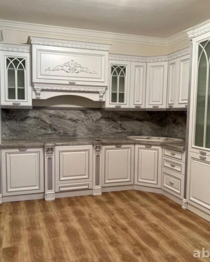 Кухня Монако белая с серебром — купить в Дагестане — купить в Дагестане