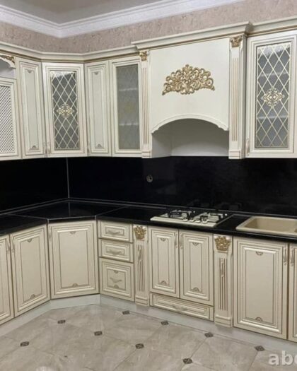 Кухонный гарнитур «Афина» в бежевом цвете — купить в Дагестане — купить в Дагестане