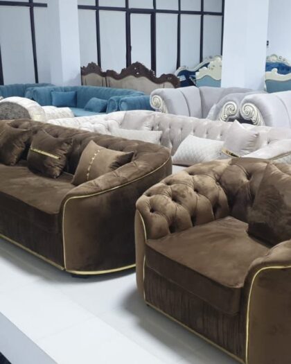 Комплект мягкой мебели 278: диван и кресло в Дагестане — купить в Дагестане