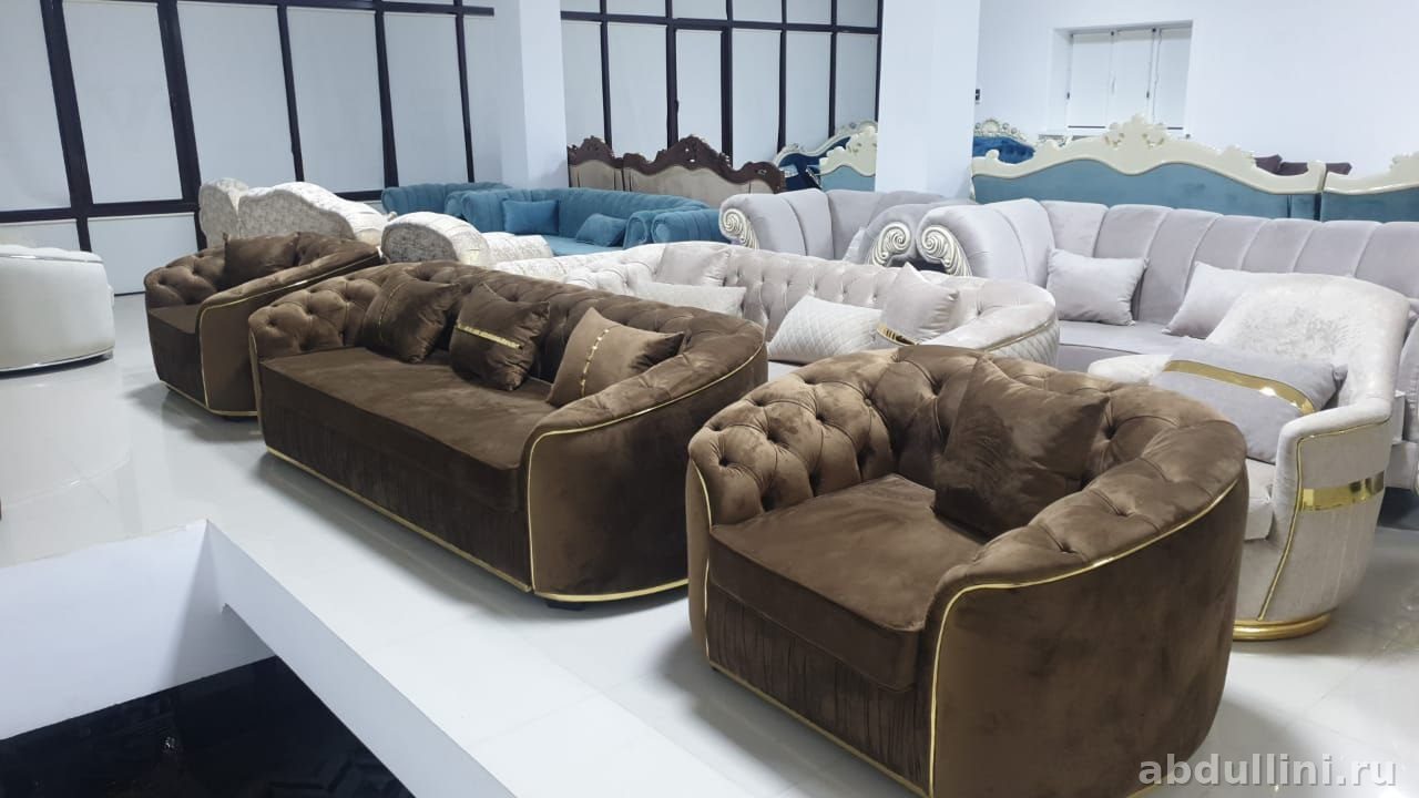 Комплект мягкой мебели 278: диван и кресло в Дагестане — купить в Дагестане