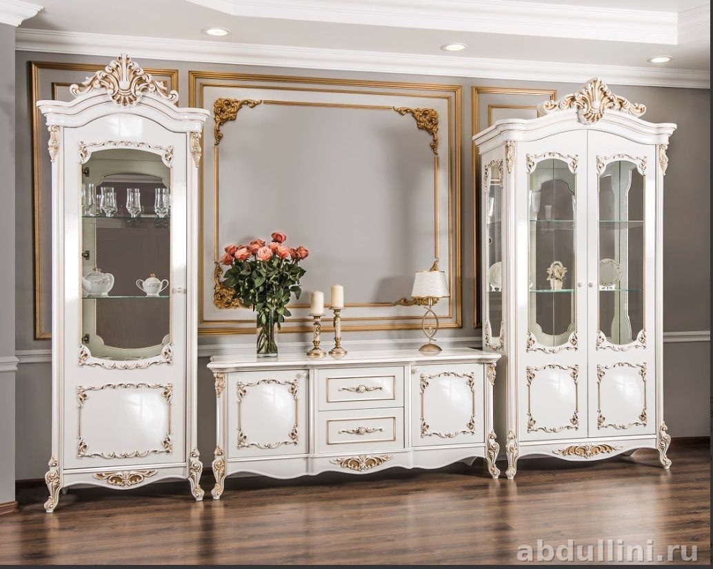 Комплект мебели Флоренция 281 в белом глянце — купить в Дагестане