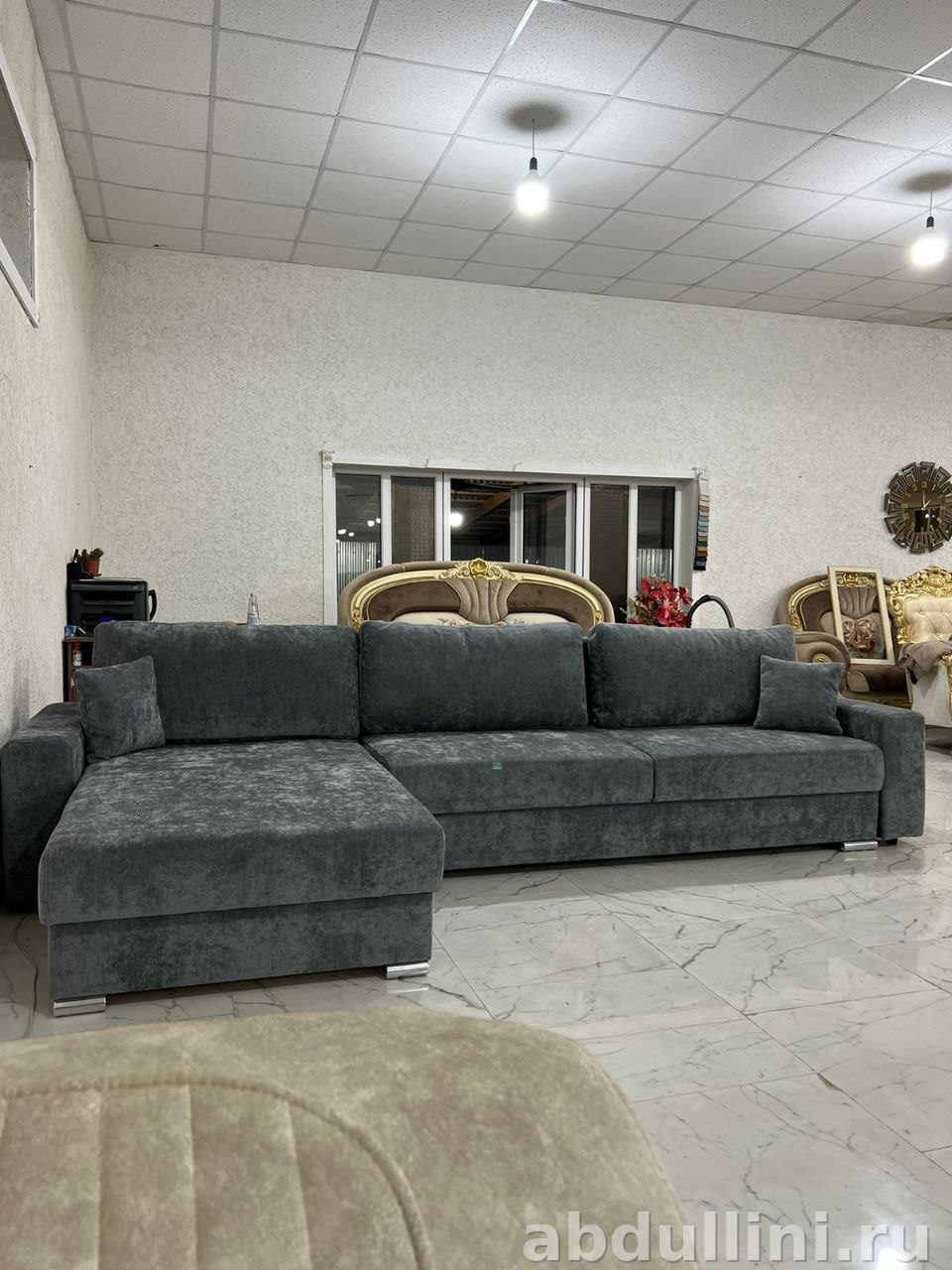 Угловой диван с оттоманкой — купить в Дагестане — купить в Дагестане — фото 1