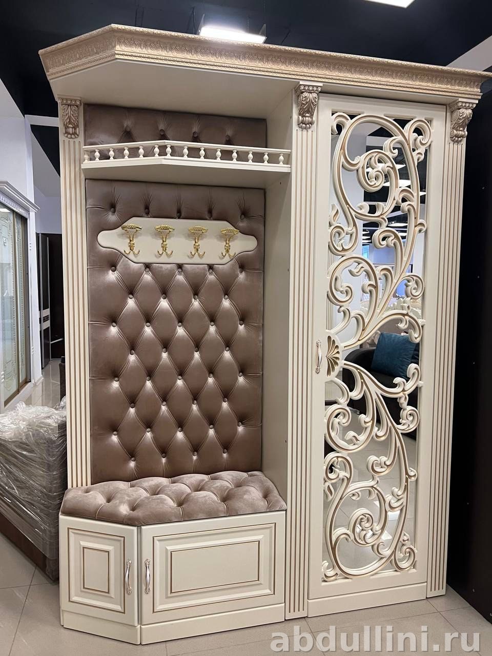 Прихожая Глория 5 3D — купить в Дагестане, мебель от производителя 3D версия — купить в Дагестане — фото 1