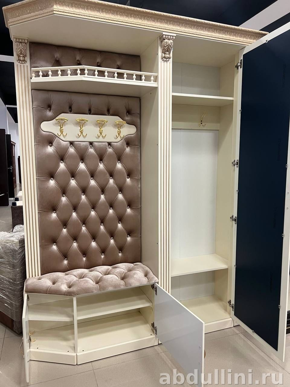 Прихожая Глория 5 3D — купить в Дагестане, мебель от производителя 3D версия — купить в Дагестане — фото 2