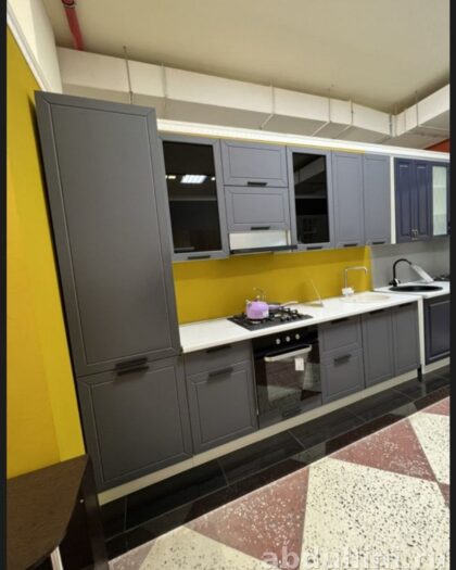 Кухня Глетчер 3м Моренго — стильный гарнитур в Дагестане цвет Моренго — купить в Дагестане — фото 1