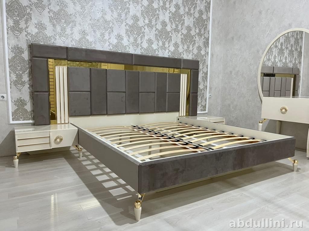 Спальня 'Тиффани' кремовая с матрасом — купить в Дагестане с матрасом — купить в Дагестане — фото 1