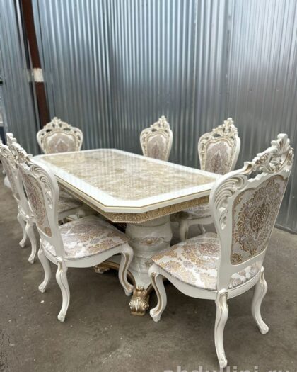 Стол раскладной 605 с 6 стульями в Дагестане другой размер — купить в Дагестане