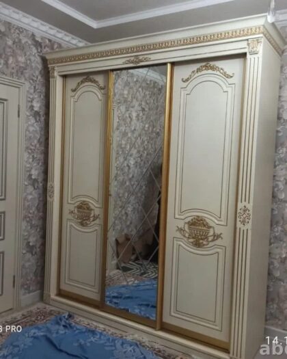 Шкаф-купе «Лиана» в стиле неоклассика — купить в Дагестане другой размер — купить в Дагестане — фото 1