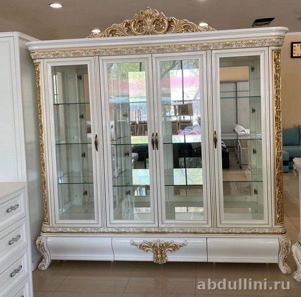 Мебельный комплект Алсу: стол, стулья, горка, комод в Дагестане — купить в Дагестане — фото 6