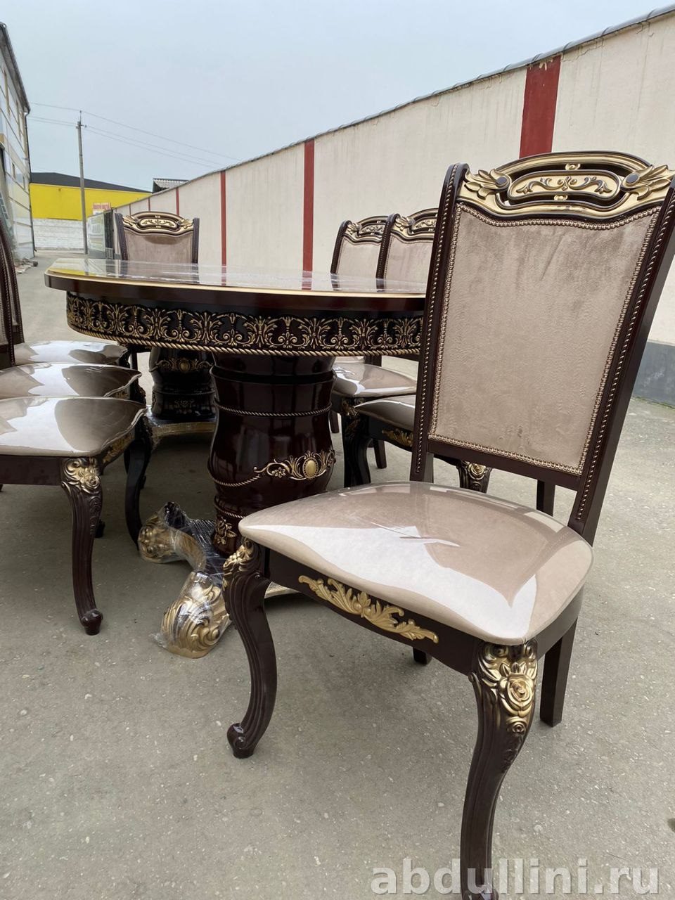 Обеденный стол 858 с 7 стульями — купить в Дагестане другой размер — купить в Дагестане — фото 2