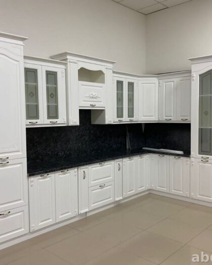 Кухонный гарнитур Азалия в белом цвете — купить в Дагестане другой размер — купить в Дагестане