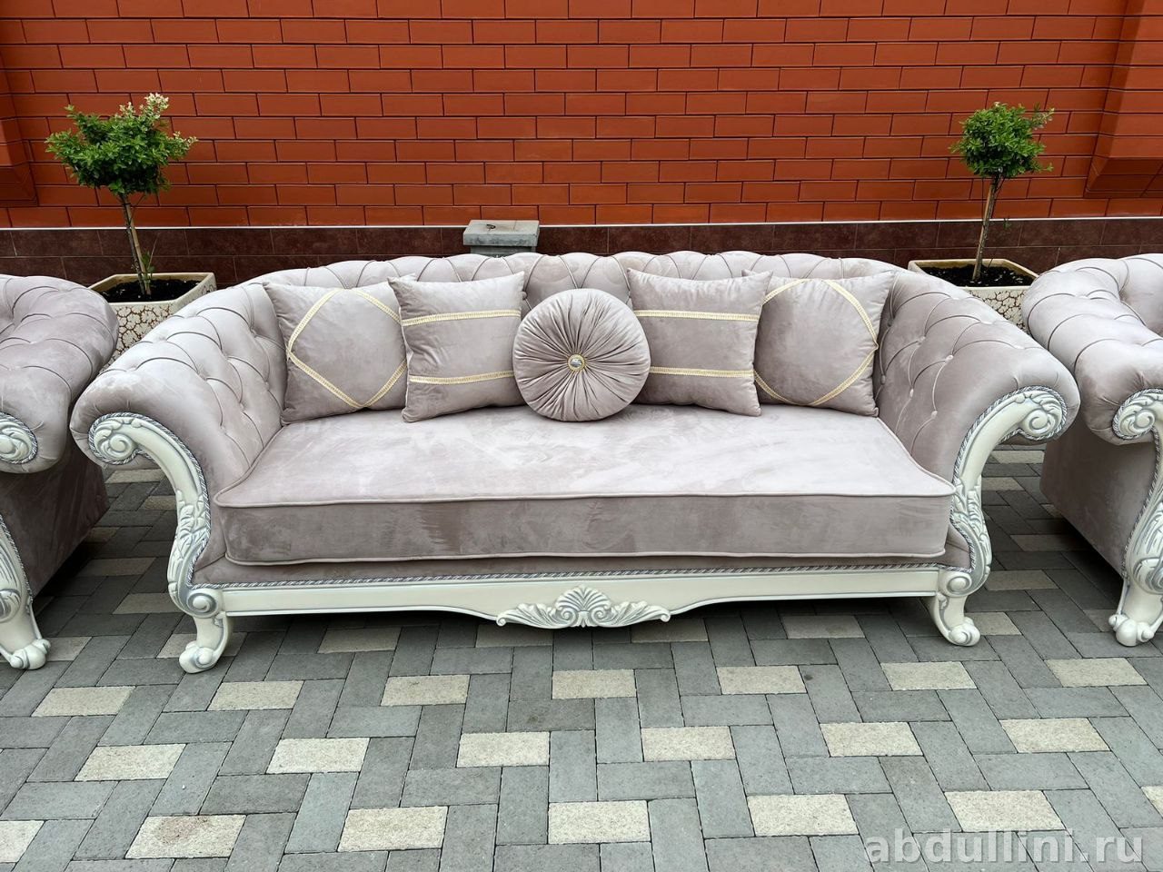 Диван Честер 877 с креслами в стиле барокко — купить в Дагестане — купить в Дагестане — фото 2