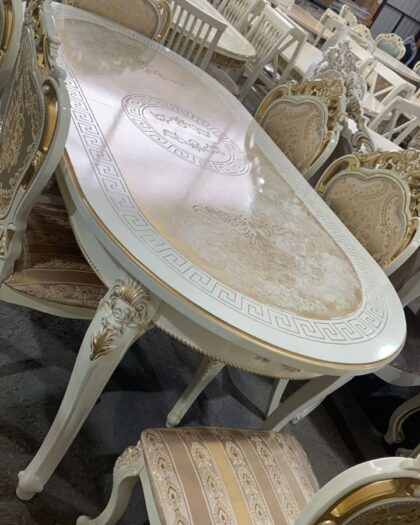 Раздвижной стол с стульями в классическом стиле — купить в Дагестане другой размер — купить в Дагестане