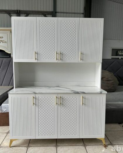 Буфет 928 белый с золотистыми ручками купить в Дагестане другой размер — купить в Дагестане — фото 1