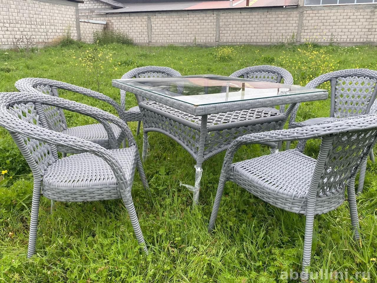 Садовая мебель 943: стол и 6 стульев купить в Дагестане — купить в Дагестане — фото 2