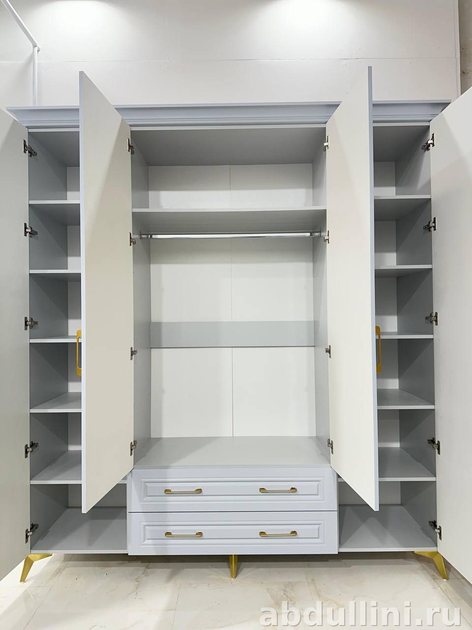 Шкаф Серджио серый в Дагестане – купить недорого — купить в Дагестане — фото 1