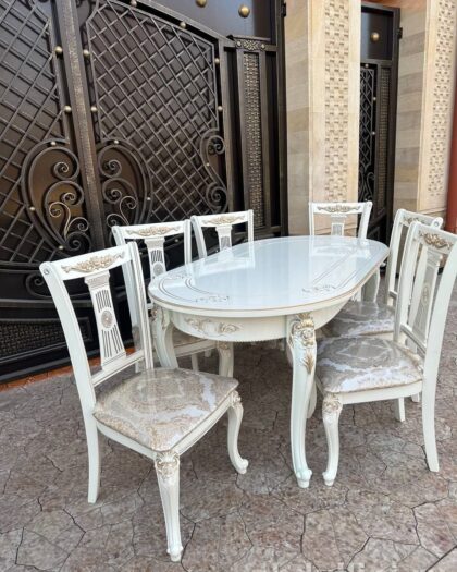 Раздвижной стол 973 с 6 стульями — купить в Дагестане — купить в Дагестане