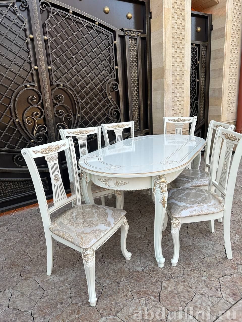 Раздвижной стол 973 с 6 стульями — купить в Дагестане — купить в Дагестане