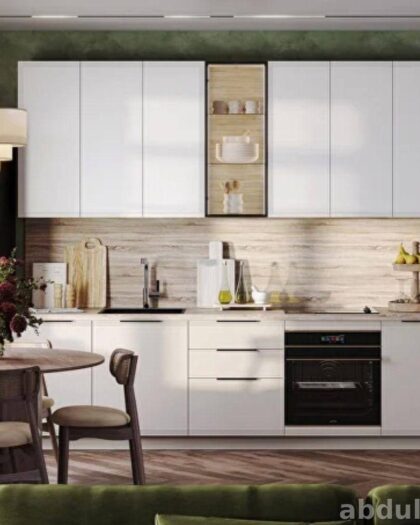 Кухня «Новиа» — светлая кухня от производителя в Дагестане — купить в Дагестане