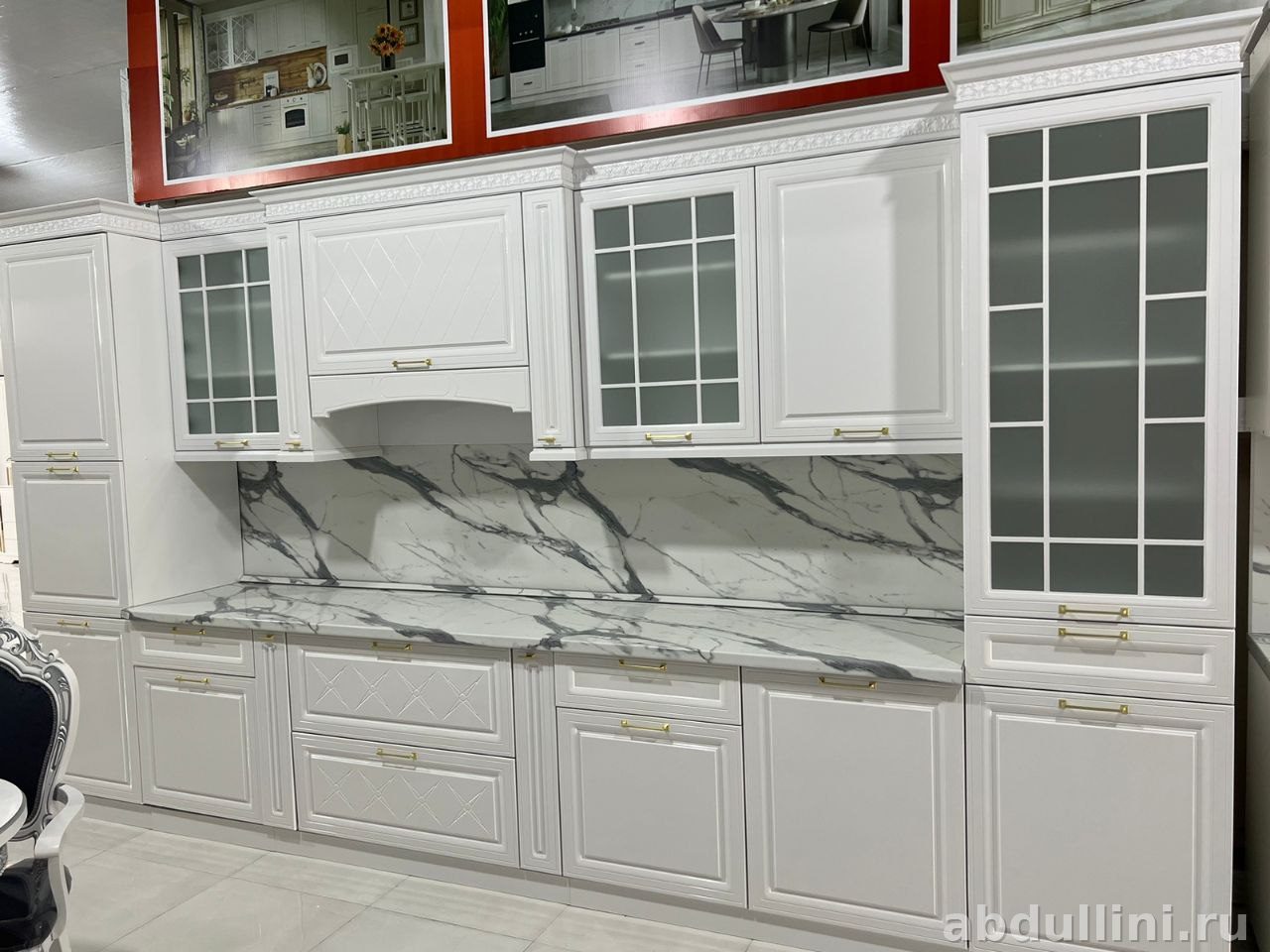 Кухонный гарнитур 991 в классическом стиле — купить в Дагестане Размер 4.20см vs 3.50*2.60 / 420 — купить в Дагестане