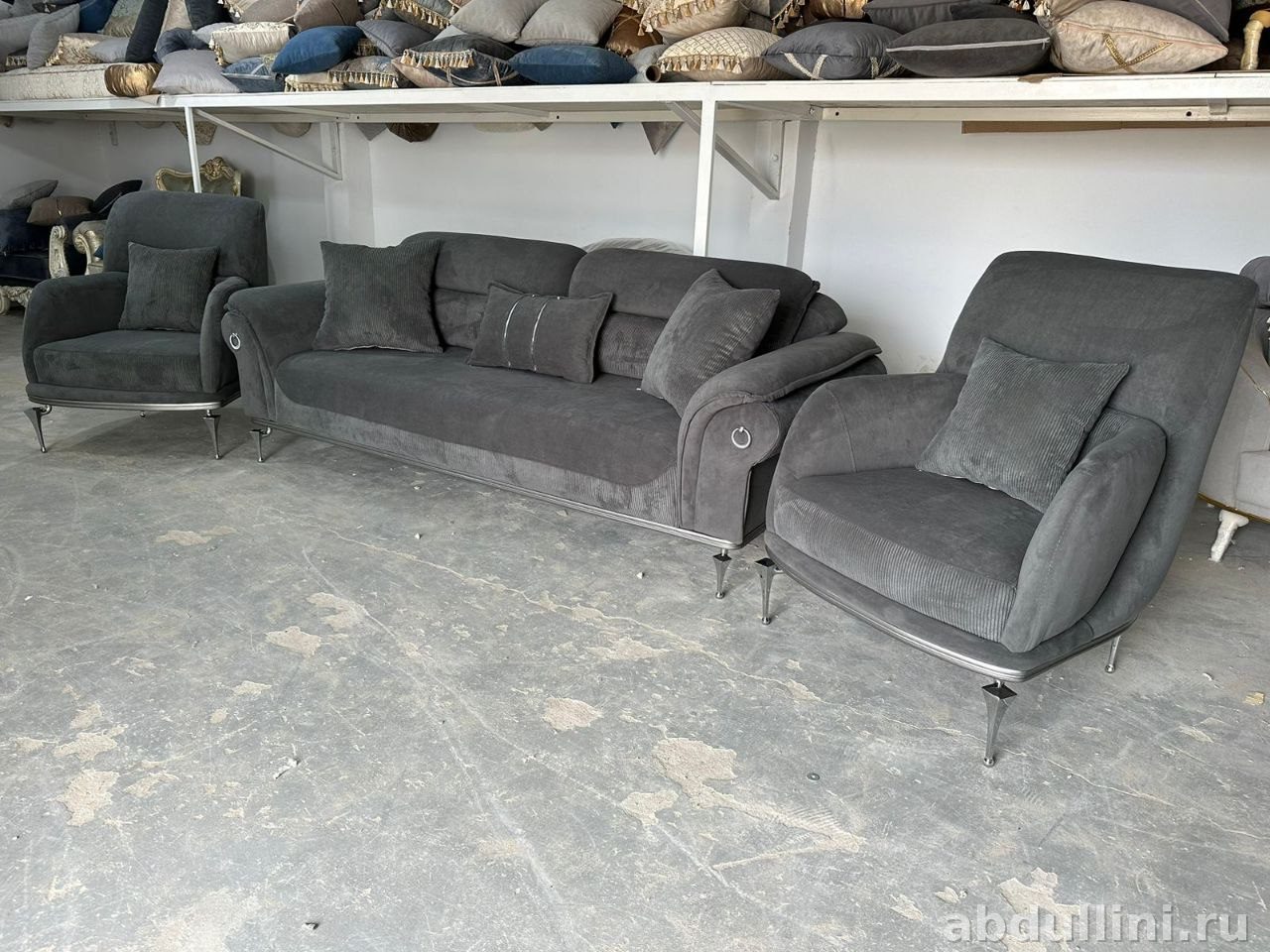 Диван 1012 с двумя креслами в Дагестане | Мебель от производителя — купить в Дагестане