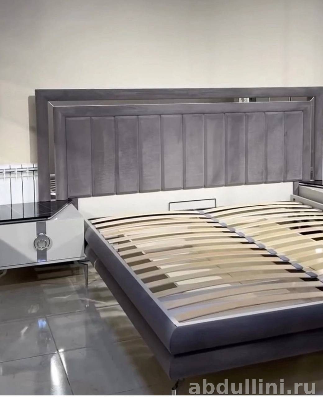 Спальная «Грация» — купить в Дагестане | Мебель от производителя серый цвет — купить в Дагестане — фото 6