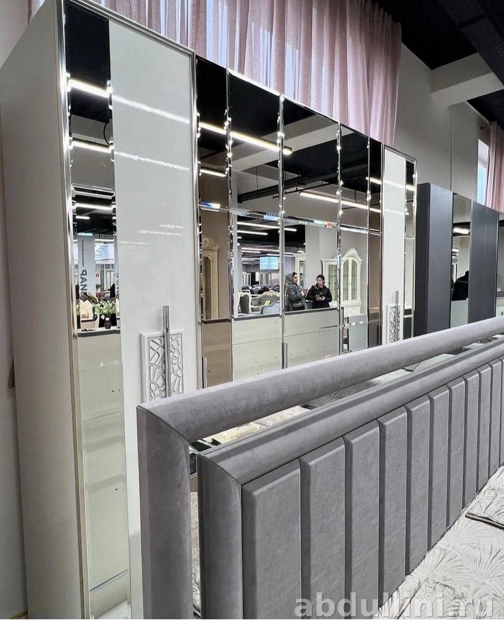 Спальная «Грация» — купить в Дагестане | Мебель от производителя серый цвет — купить в Дагестане — фото 2