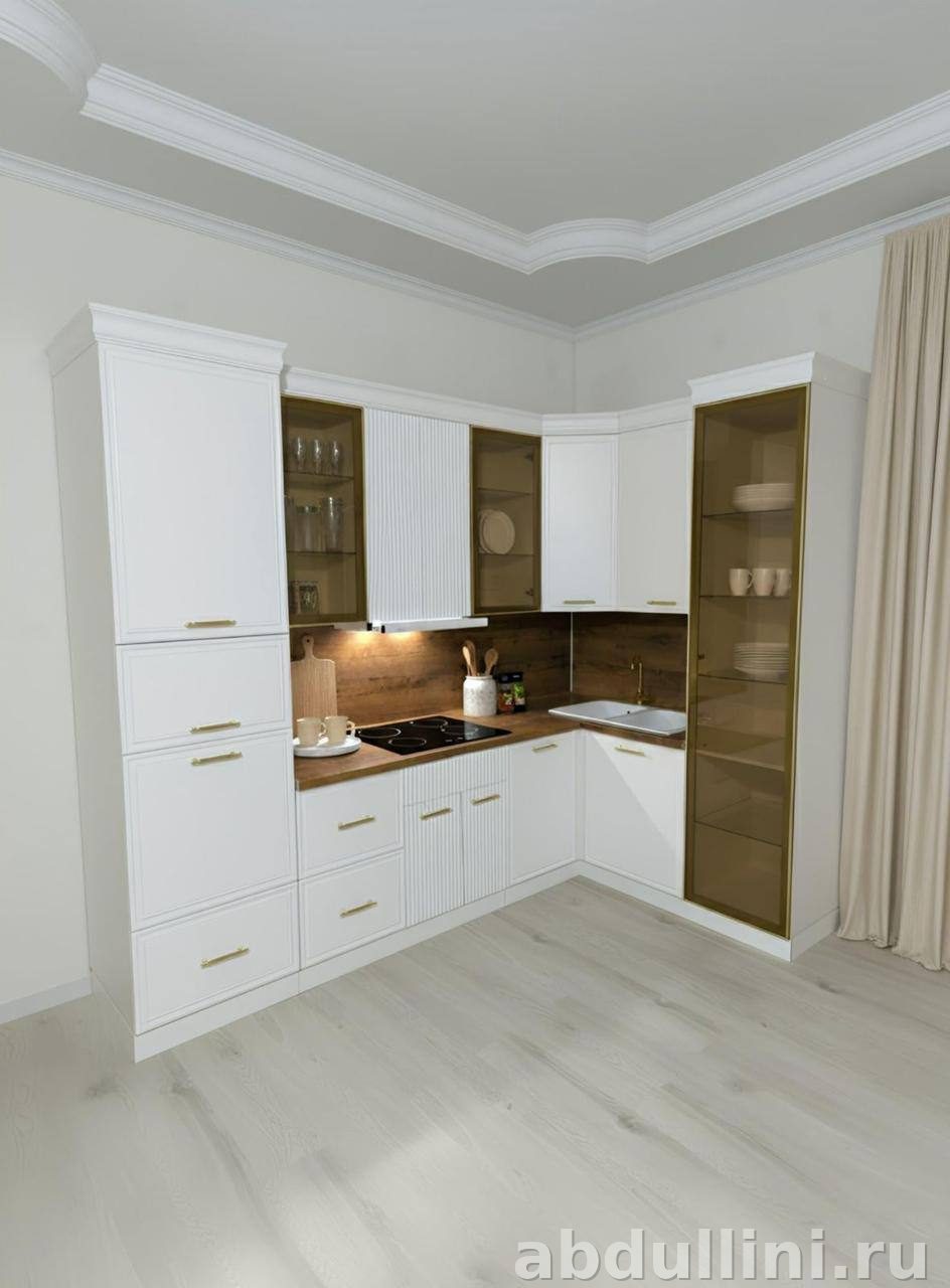 Кухня Анжелика — белая матовая кухня от производителя в Дагестане — купить в Дагестане
