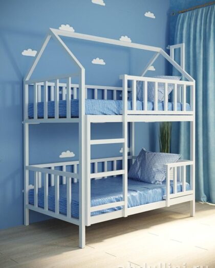 Детская двухъярусная кровать Артемка из массива бука в Дагестане — купить в Дагестане