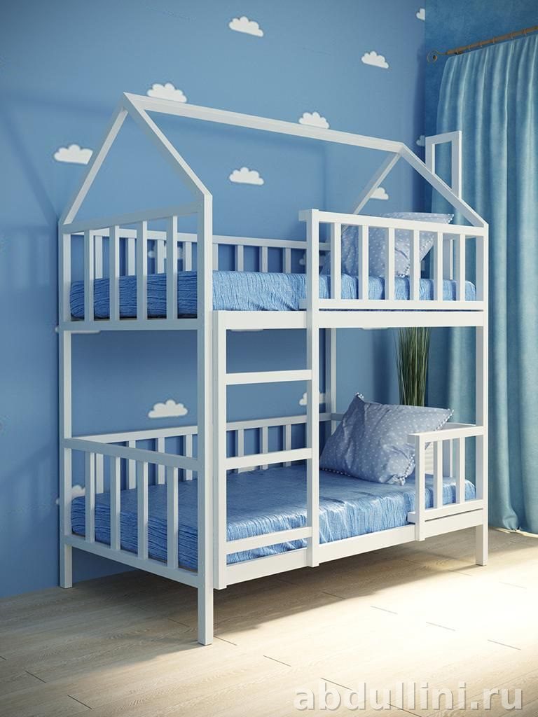 Детская двухъярусная кровать Артемка из массива бука в Дагестане