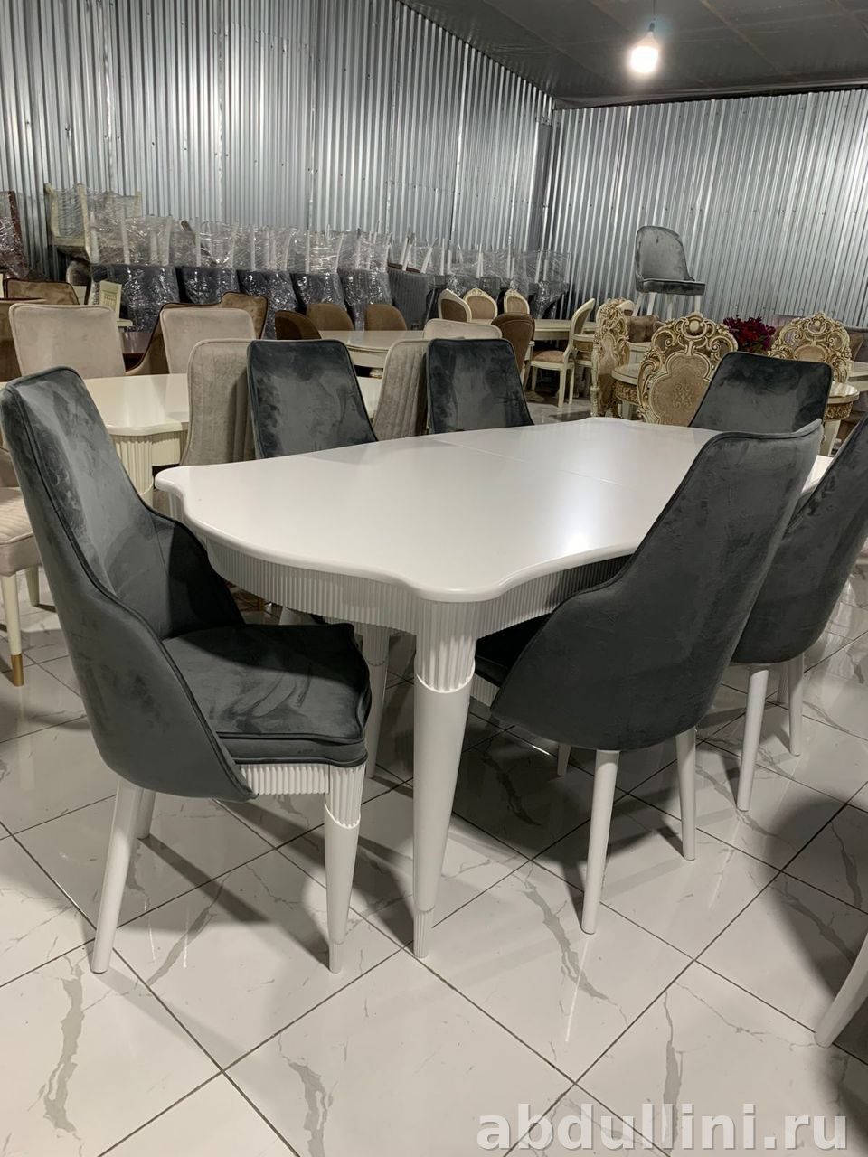 Обеденный комплект 1206: стол и 6 стульев в Дагестане — купить в Дагестане