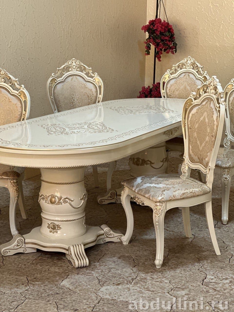 Обеденный стол и стулья 1️⃣2️⃣1️⃣4️⃣ — купить в Дагестане другой размер — купить в Дагестане — фото 2