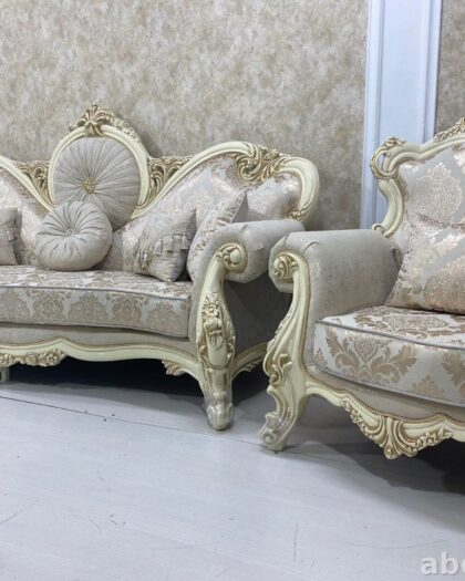 Комплект мебели Императрица: диван и 2 кресла в Дагестане — купить в Дагестане — фото 1
