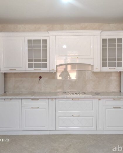 Кухонный гарнитур 1284 в белом глянце — купить в Дагестане — купить в Дагестане — фото 1