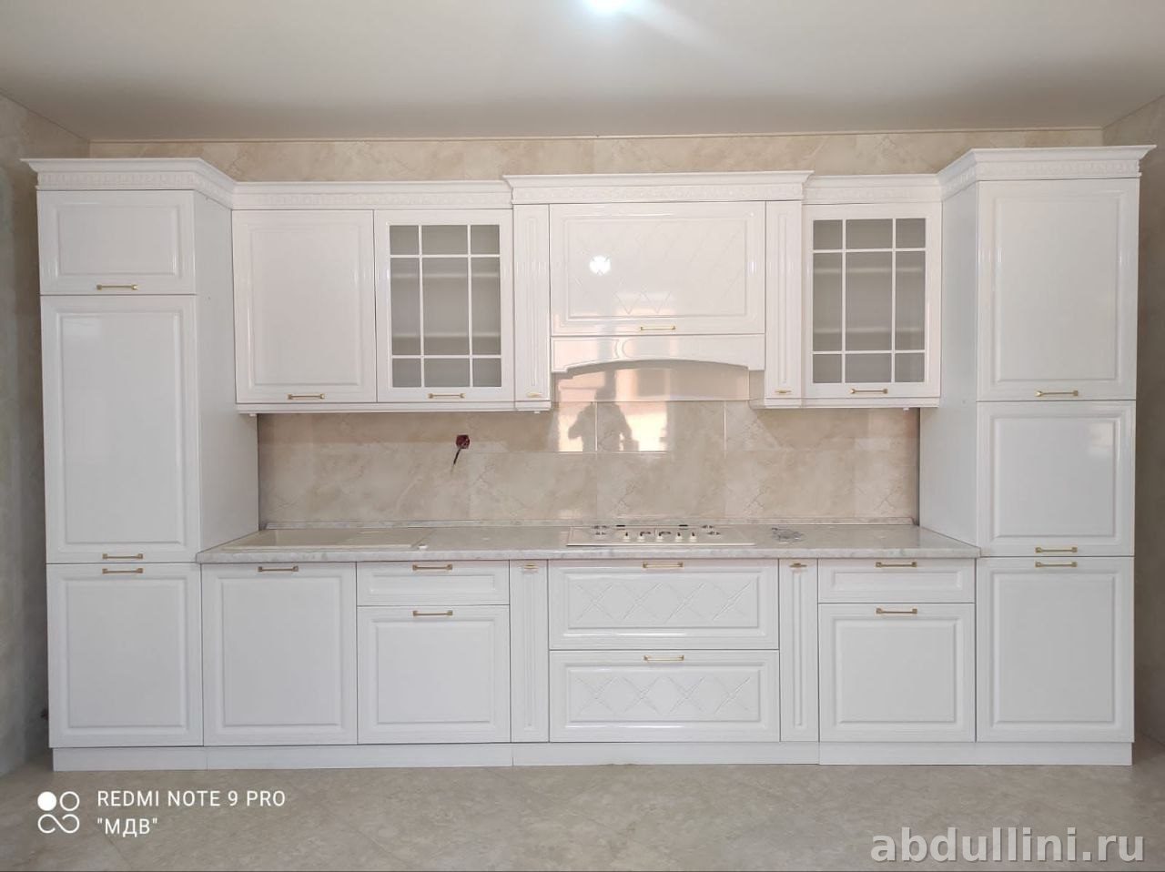 Кухонный гарнитур 1284 в белом глянце — купить в Дагестане — купить в Дагестане — фото 1