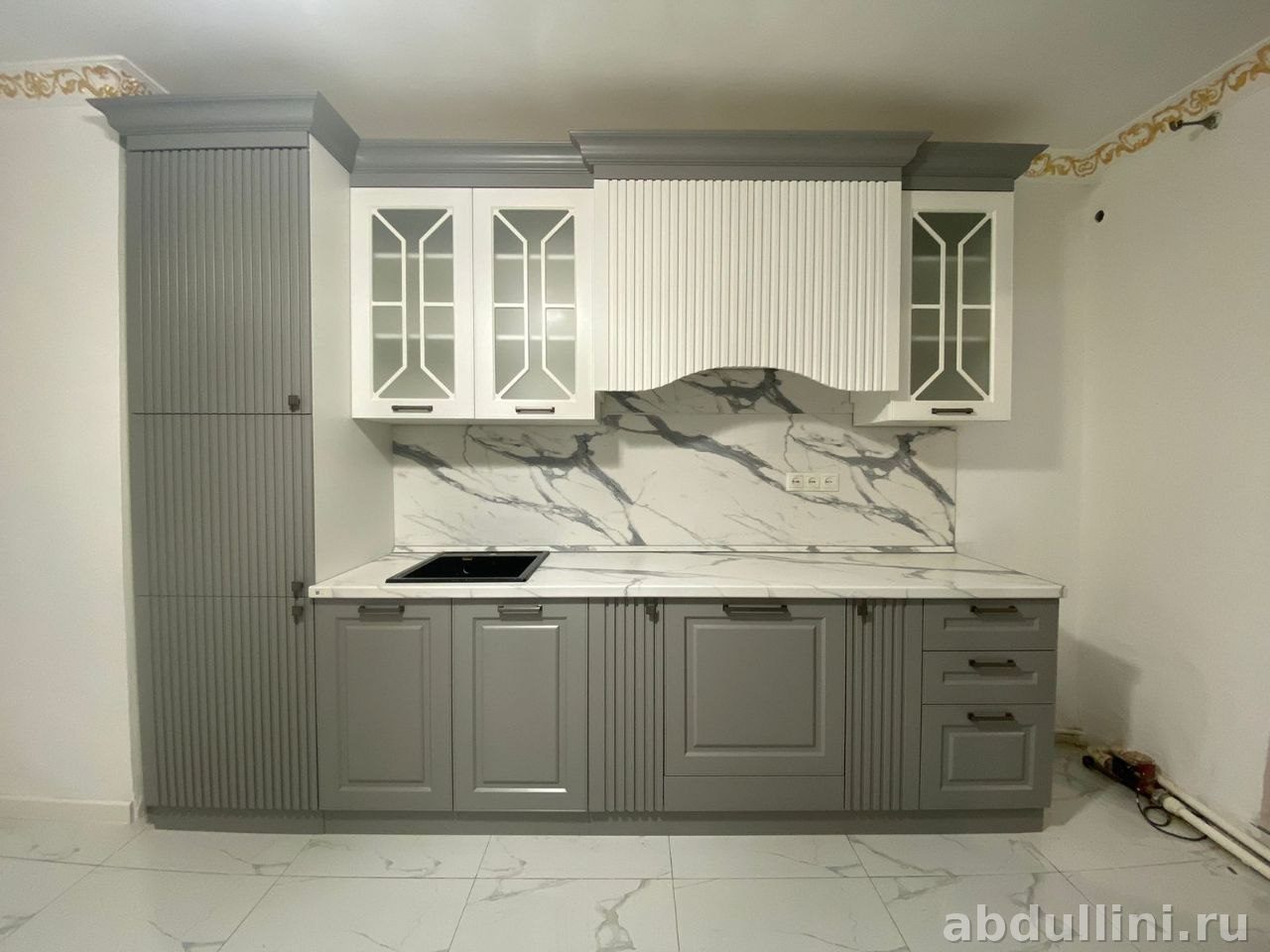 Кухонный гарнитур Малена серый купить в Дагестане — купить в Дагестане