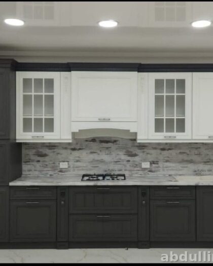 Кухня Берлин Гриджио бьянка 42 — мебель на заказ в Дагестане — купить в Дагестане