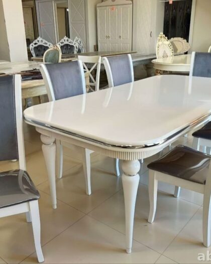 Обеденный стол и 6 стульев в стиле неоклассика — купить в Дагестане — купить в Дагестане