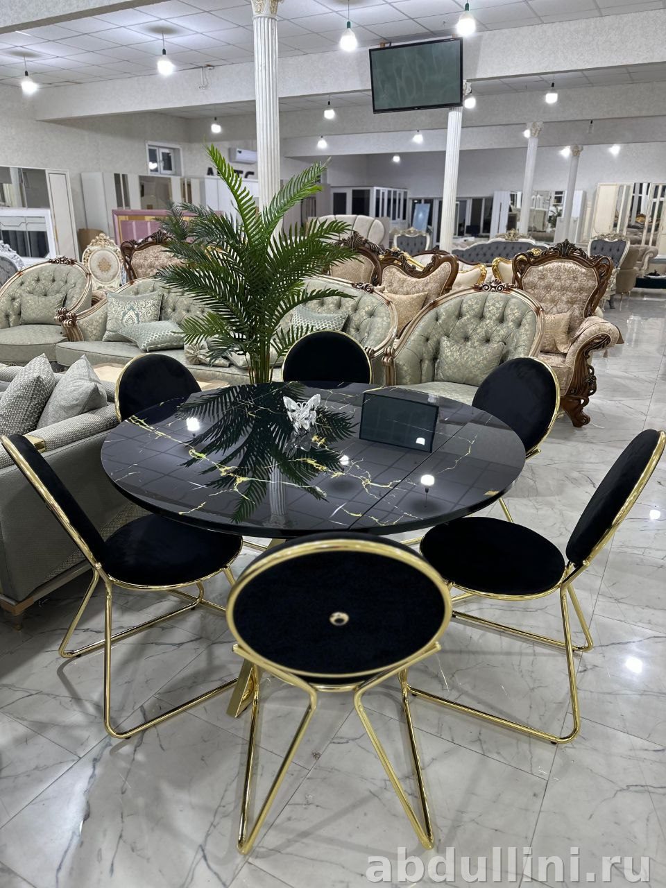 Комплект мебели INJI: стол и 6 стульев в Дагестане — купить в Дагестане — фото 4