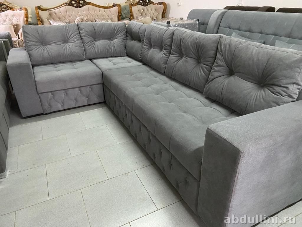 Угловой диван Палермо серый купить в Дагестане другой размер — купить в Дагестане