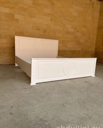 Кровать Адель 1596 белая неоклассика — купить в Дагестане разные размеры — купить в Дагестане