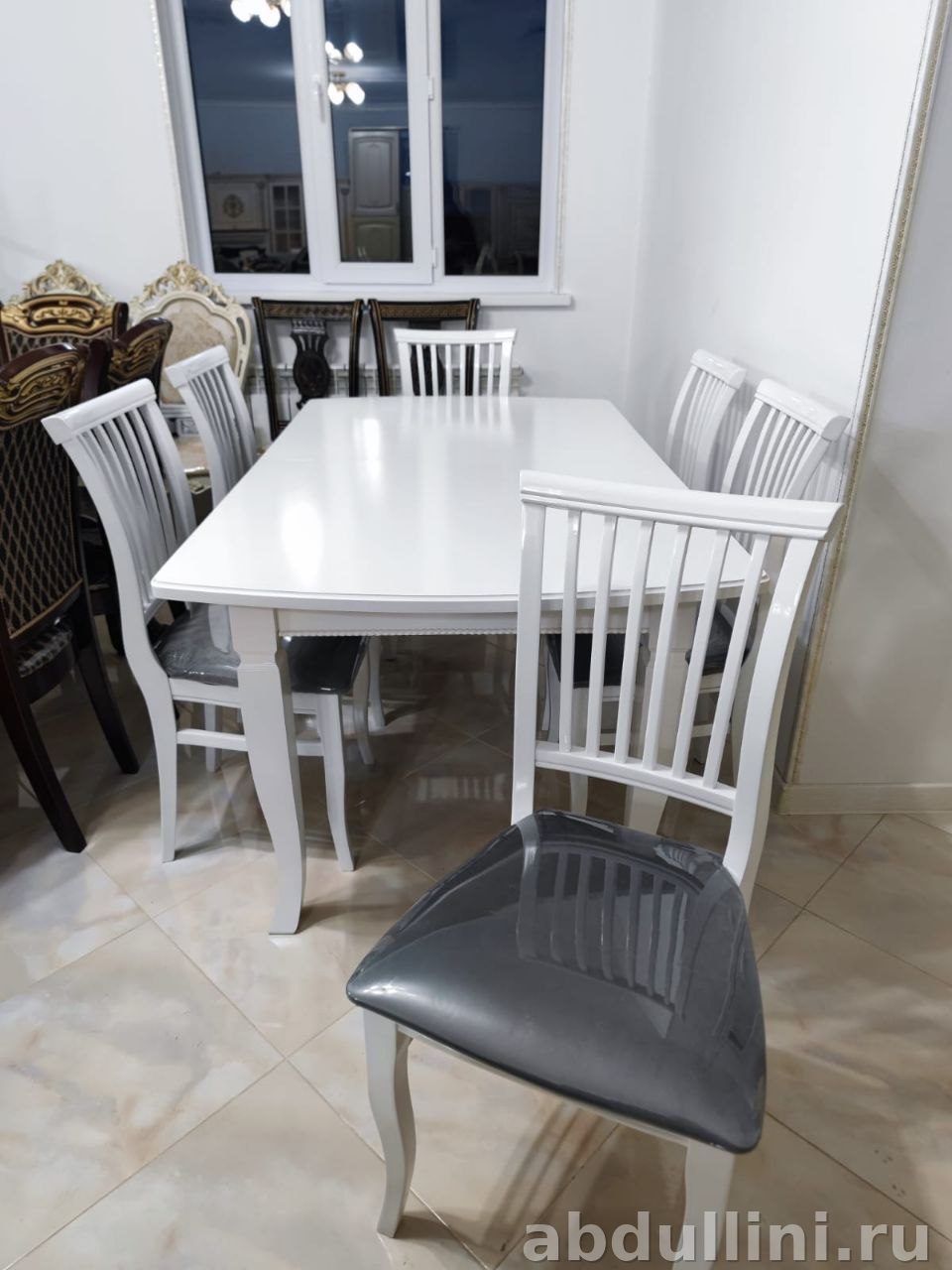 Обеденный стол Ингольф с раздвижной столешницей и стульями — купить в Дагестане