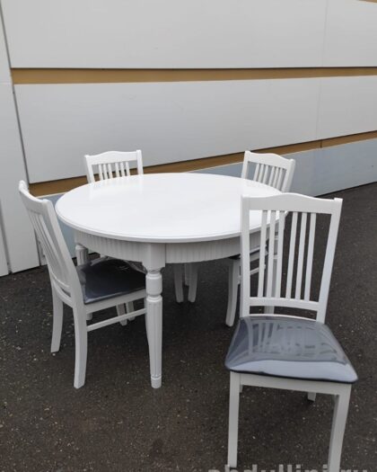 Круглый обеденный стол и стулья — купить в Дагестане — купить в Дагестане