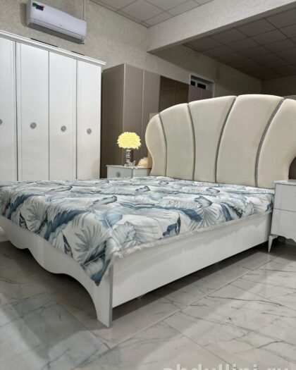 Спальня Kumsal-Lux белая в серебре — купить в Дагестане — купить в Дагестане — фото 1