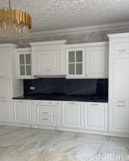 Кухонный гарнитур 1819 — белый матовый, мебель на заказ в Дагестане — купить в Дагестане