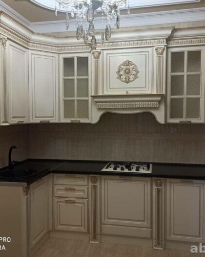 Кухня Валенсия 1825 в бежевом цвете с золотом — купить в Дагестане другой размер — купить в Дагестане