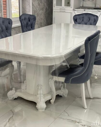 Обеденный стол 1915 с 6 стульями в стиле неоклассика — купить в Дагестане — купить в Дагестане