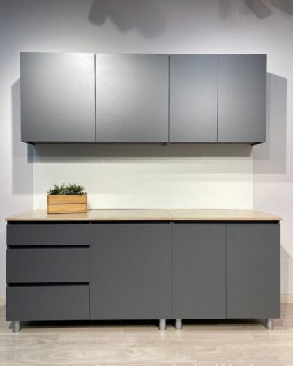 Кухня 1️⃣9️⃣5️⃣5️⃣, серый гранит — купить в Дагестане — купить в Дагестане