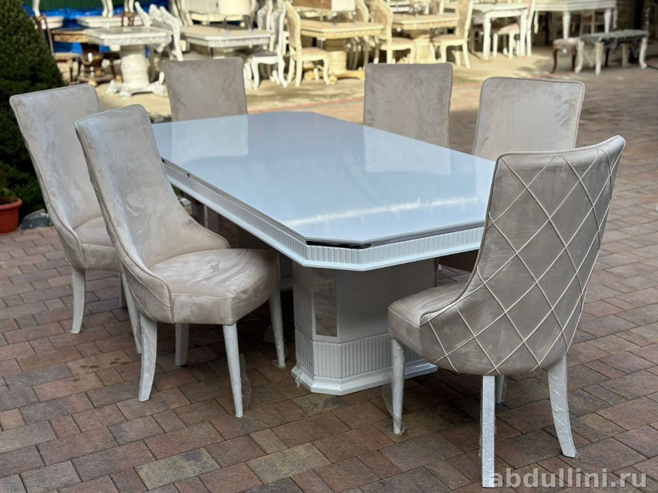 Обеденный стол 1960 с 6 стульями купить в Дагестане — купить в Дагестане — фото 1